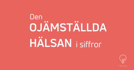 Rävsaxen blogginlägg: Den ojämställda hälsan i siffror Rävsaxen blogginlägg: Den ojämställda hälsan i siffror
