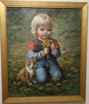 Lill-pelle med katten Oskar (Inga Bursell)