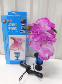 Lighted Flower - Rosa