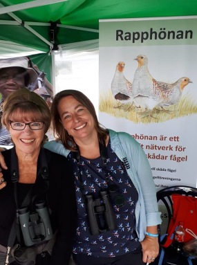 Christel Stenberg och Monica Pedersen från Rapphönan Skåne.