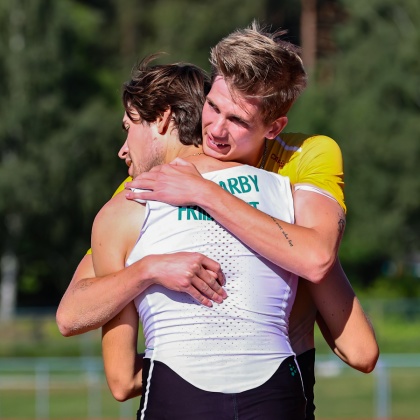 1. Guld i sista juniormästerskapet