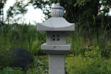 japansk trädgård Shizendou lanterna