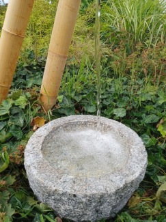 japansk trädgård, vattenskål