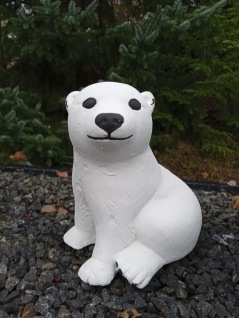 trädgårdskonst isbjörn , skulptur till trädgård