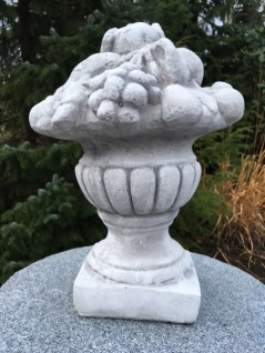 Trädgårdskonst frukstkål vit marmorkonst frukt