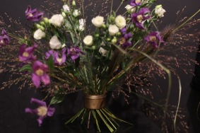 Gräs lila blommor Hanataba guld Gräs lila blommor Hanataba guld