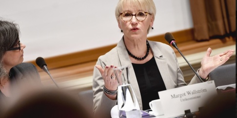 Naina Hel n Jåma/TT Utrikesminister Margot Wallström (S) har sagt att barnen "om möjligt" ska hämtas hem. Arkivbild. Naina Hel n Jåma/TT Utrikesminister Margot Wallström (S) har sagt att barnen "om möjligt" ska hämtas hem. Arkivbild.