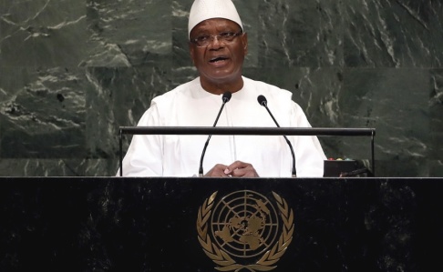 Richard Drew/AP/TT Malis president Ibrahim Boubacar Keita i FN i fjol. Richard Drew/AP/TT Malis president Ibrahim Boubacar Keita i FN i fjol.