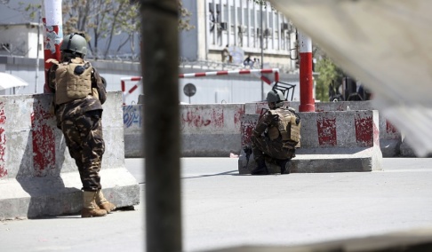 Rahmat Gul/AP/TT Afghanska säkerhetsstyrkor i Kabul. Arkivbild. Rahmat Gul/AP/TT Afghanska säkerhetsstyrkor i Kabul. Arkivbild.
