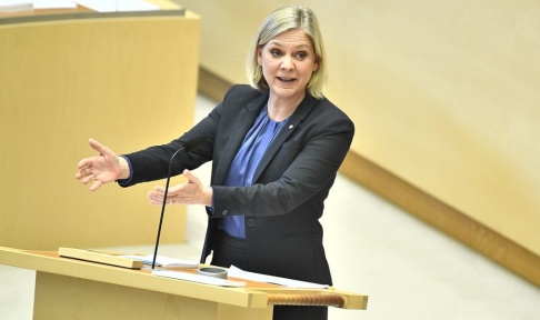 Claudio Bresciani/TT Finansminister Magdalena Andersson (S) vill se skärpta tag kring välfärdsbrott. Arkivbild. Claudio Bresciani/TT Finansminister Magdalena Andersson (S) vill se skärpta tag kring välfärdsbrott. Arkivbild.