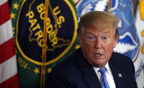 Jacquelyn Martin/AP/TT USA:s president Donald Trump vid ett möte om gränssäkerhet tidigare i april. Jacquelyn Martin/AP/TT USA:s president Donald Trump vid ett möte om gränssäkerhet tidigare i april.