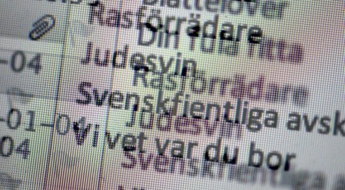 Janerik Henriksson/TT Politiker och journalister får ofta ta emot hat och hot. Arkivbild. Janerik Henriksson/TT Politiker och journalister får ofta ta emot hat och hot. Arkivbild.