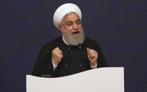 Vahid Salemi/AP/TT Irans president Hassan Rohani. Arkivbild. Vahid Salemi/AP/TT Irans president Hassan Rohani. Arkivbild.
