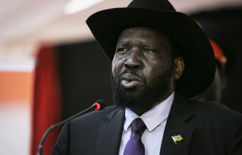 Bullen Chol/AP/TT Salva Kiir är president i Sydsudan. Arkivbild. Bullen Chol/AP/TT Salva Kiir är president i Sydsudan. Arkivbild.