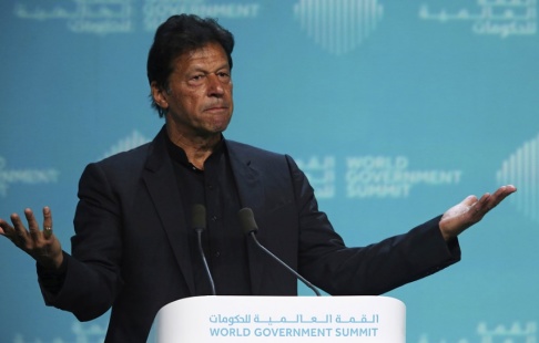 Jon Gambrell/AP/TT Pakistans premiärminister Imran Khan. Arkivbild Jon Gambrell/AP/TT Pakistans premiärminister Imran Khan. Arkivbild