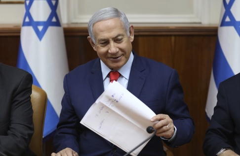 Gali Tibbon/AP/TT Israels premiärminister Benjamin Netanyahu. Gali Tibbon/AP/TT Israels premiärminister Benjamin Netanyahu.