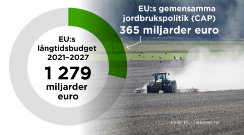 Ingela Landström/TT Den långsiktiga finansieringen av jordbrukspolitiken bestäms i EU:s långtidsbudget. Ingela Landström/TT Den långsiktiga finansieringen av jordbrukspolitiken bestäms i EU:s långtidsbudget.