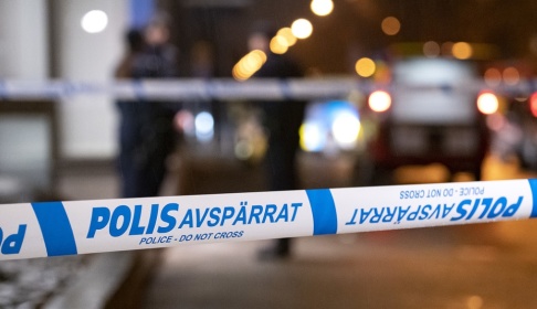 Johan Nilsson/TT Gatan spärrades av efter olyckan. Arkivbild. Johan Nilsson/TT Gatan spärrades av efter olyckan. Arkivbild.