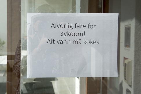 Marit Hommedal/NTB Scanpix/TT Askøys invånare uppmanas att koka allt dricksvatten. Marit Hommedal/NTB Scanpix/TT Askøys invånare uppmanas att koka allt dricksvatten.