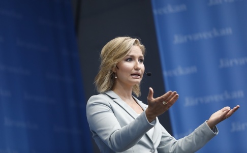 Christine Olsson/TT Ebba Busch Thor (KD) vill strama åt migrationen till nordisk genomsnittsnivå. Arkivbild. Christine Olsson/TT Ebba Busch Thor (KD) vill strama åt migrationen till nordisk genomsnittsnivå. Arkivbild.