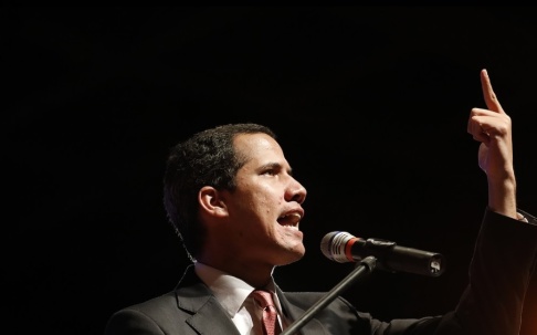 Ariana Cubillos/AP/TT Venezuelas oppositionsledare Juan Guaidó. Arkivbild. Ariana Cubillos/AP/TT Venezuelas oppositionsledare Juan Guaidó. Arkivbild.