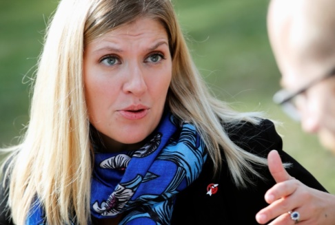 Arkivbild från oktober 2018 på Beatrice Fihn. REUTERS/Denis Balibouse Arkivbild från oktober 2018 på Beatrice Fihn. REUTERS/Denis Balibouse