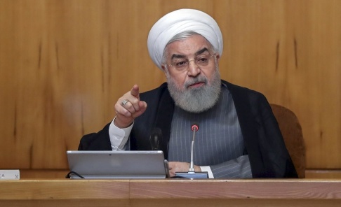 Iranian Presidency Office/AP/TT Irans president Hassan Rohani. Arkivbild. Iranian Presidency Office/AP/TT Irans president Hassan Rohani. Arkivbild.