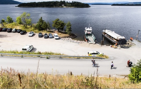 Jon Olav Nesvold/NTB Scanpix/TT Monumentet planeras ligga nära Utøyakajen. Jon Olav Nesvold/NTB Scanpix/TT Monumentet planeras ligga nära Utøyakajen.