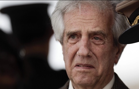 Matilde Campodonico/AP/TT President Tabaré Vázquez uruguayanska regering varnar resenärer för resor i USA. Arkivbild. Matilde Campodonico/AP/TT President Tabaré Vázquez uruguayanska regering varnar resenärer för resor i USA. Arkivbild.