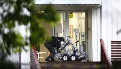 Terje Pedersen/NTB/TT al-Noor Islamic Centre i Bærum några mil från Oslo efter attacken. Terje Pedersen/NTB/TT al-Noor Islamic Centre i Bærum några mil från Oslo efter attacken.