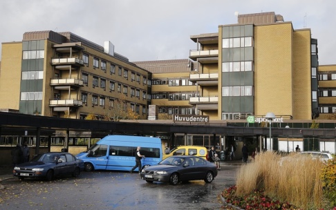 Patienten dog efter undersökningen på Norra Älvsborgs sjukhus i Trollhättan. Arkivbild. Patienten dog efter undersökningen på Norra Älvsborgs sjukhus i Trollhättan. Arkivbild.
