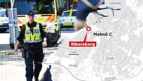 Johan Hallnäs/TT En kvinna sköts till döds på måndagsmorgonen i Malmö. Johan Hallnäs/TT En kvinna sköts till döds på måndagsmorgonen i Malmö.