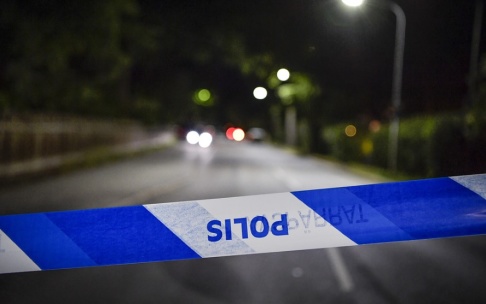 Jessica Gow/TT Polis fick spärra av ett område i Kristianstad efter att ett barn tagit med en granat till sin skola. Arkivbild. Jessica Gow/TT Polis fick spärra av ett område i Kristianstad efter att ett barn tagit med en granat till sin skola. Arkivbild.