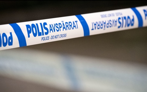 Johan Nilsson/TT Platsen för explosionen har spärrats av. Arkivbild. Johan Nilsson/TT Platsen för explosionen har spärrats av. Arkivbild.
