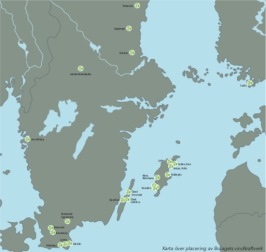 Vindkraftverkens placering. Källa: Slitevind.se, Bolagsbeskrivning Nasdaq First North Vindkraftverkens placering. Källa: Slitevind.se, Bolagsbeskrivning Nasdaq First North
