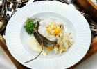 Kokt torsk, vitvinsås, recept, På tallriken, matblogg