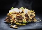 Ugnsbakad gös med lasagne på Karljohansvamp, kräfsås och dragon, recept, På tallriken, matblogg