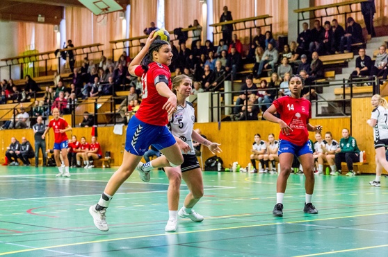 Malin Andersson kunde anteckna sig för två mål i protokollet. Foto: Matthew Tipple.