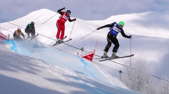 Skicross. Bild från Wikipedia.