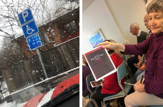 Bild 1. Tur att jag kan ta min Mini till Tor! 2. Och så fick vi operamusik på köpet! Gunnel Dietmann var nöjd med reportuaren. Bild 1. Tur att jag kan ta min Mini till Tor! 2. Och så fick vi operamusik på köpet! Gunnel Dietmann var nöjd med reportuaren.