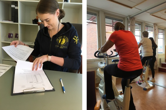 Bild 1. Vendela Frejd-Östman är min tränare – varje framsteg bokförs in i minsta detalj. Bild 2. Har man ingen bil kan man ju cykla! Bild 1. Vendela Frejd-Östman är min tränare – varje framsteg bokförs in i minsta detalj. Bild 2. Har man ingen bil kan man ju cykla!
