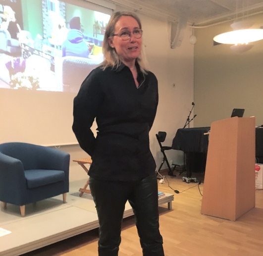 Ulrika Stigberg i S.ta Annagården föreläste i kyrkans regi. Ulrika Stigberg i S.ta Annagården föreläste i kyrkans regi.
