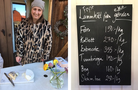 Sophia Nygård är mejerist med den äran på Geten Gerda & Ko. I Bistron finns även ekologiskt lammkött från gården. Sophia Nygård är mejerist med den äran på Geten Gerda & Ko. I Bistron finns även ekologiskt lammkött från gården.