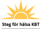 Steg för hälsa KBT Steg för hälsa KBT