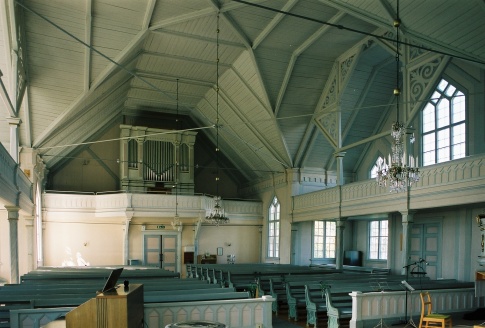 Gåxsjö orgel. foto Martin Lagergren