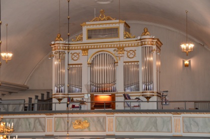 Orgel Svegs kyrka. foto Håkan Dahlén