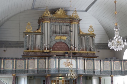Orgelfasaden Brunflo. foto Michael Eriksson