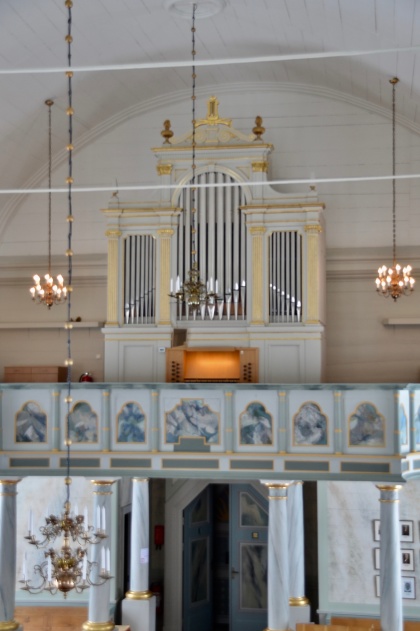 Orgelläktare Rätans kyrka