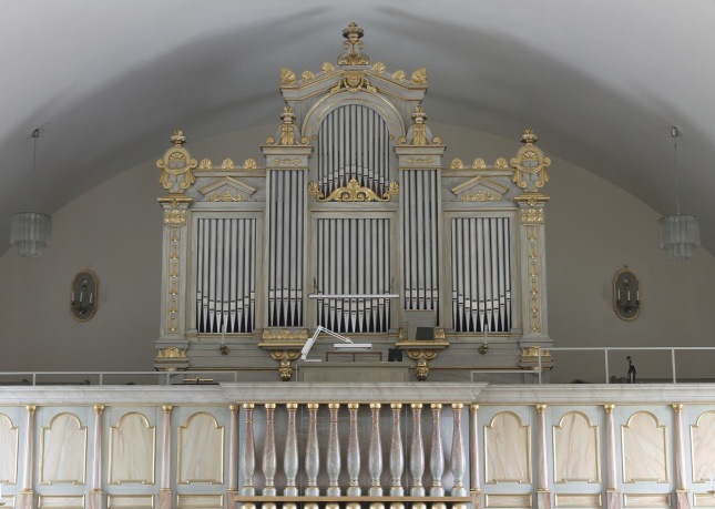 Orgel Ragunda nya kyrka. foto Michael Eriksson