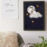 Misty Moon Print